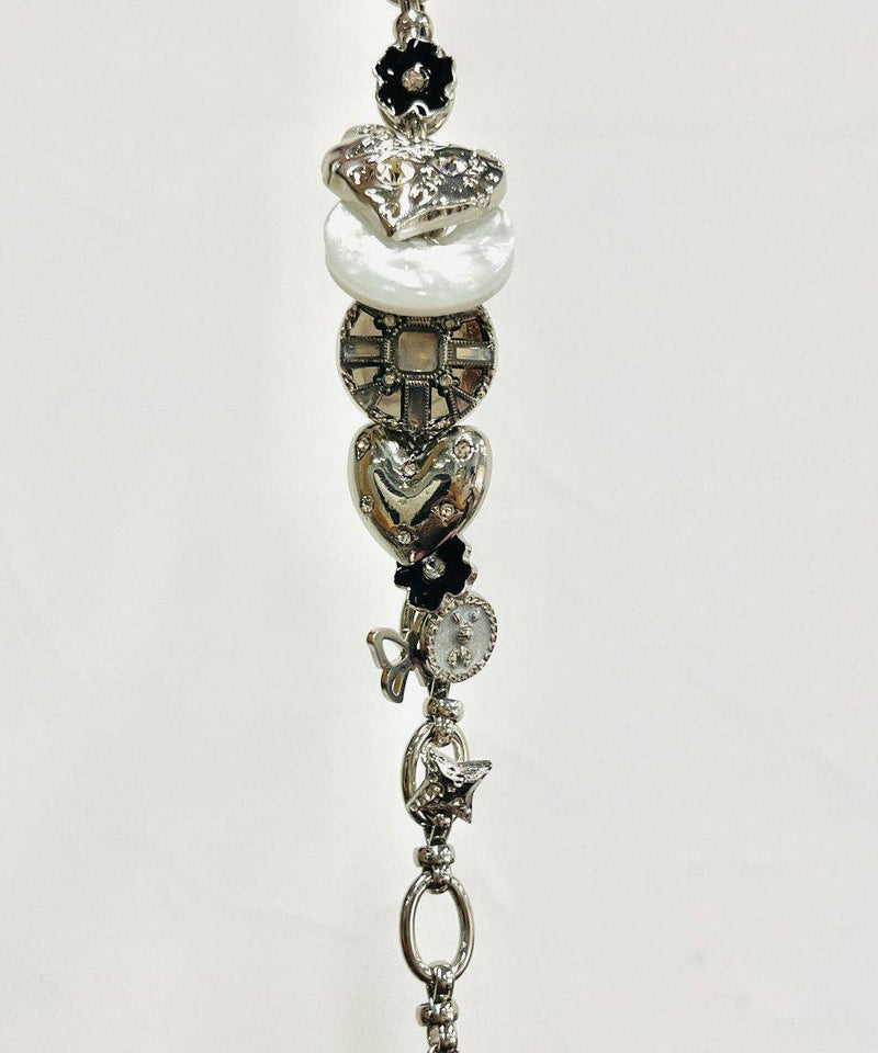 Boutique Silk Metal Chain Chain Bracelet