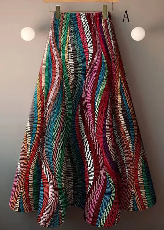 And Versatile High Waisted Ice Silk Skirt for Summer