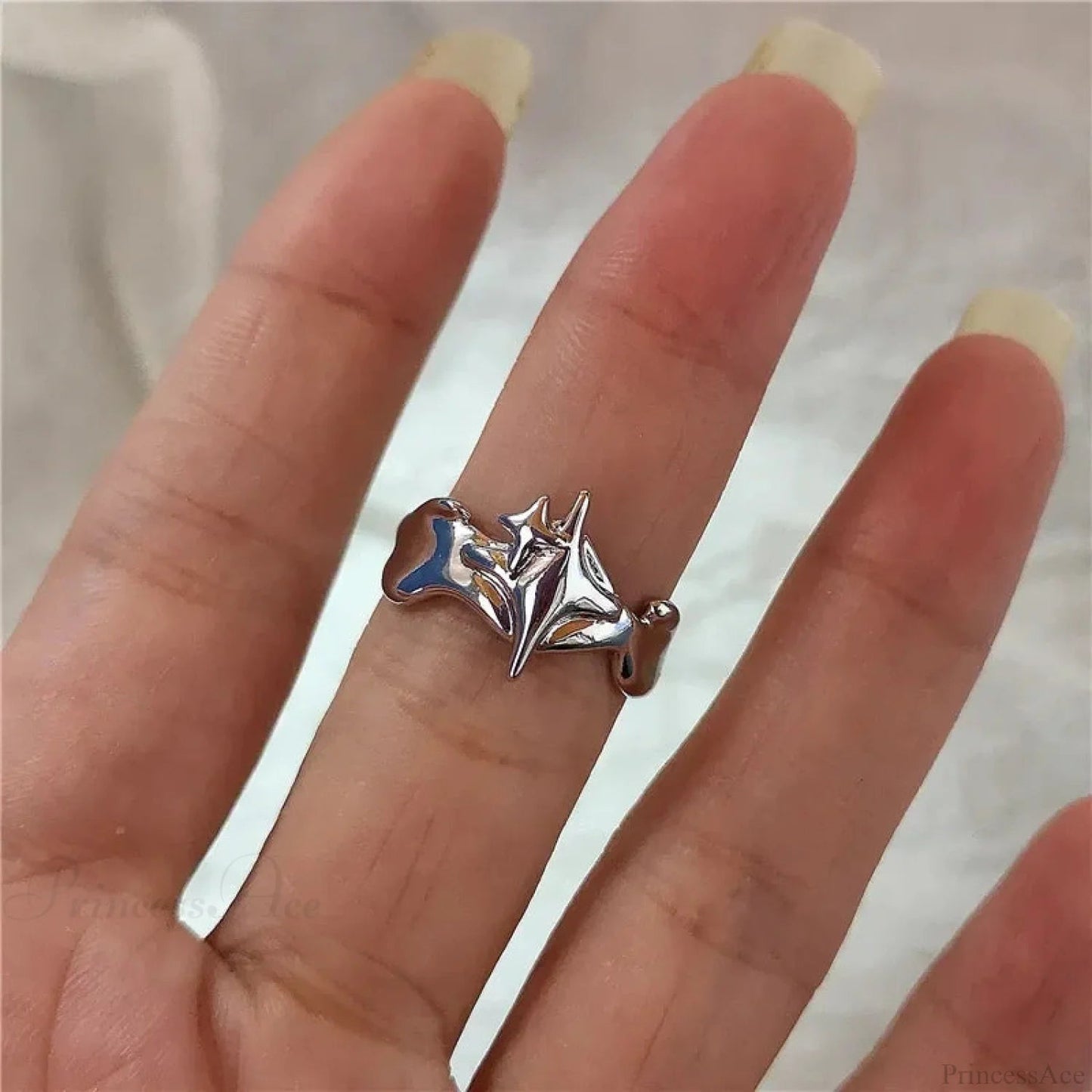 Gothic Cross Heart Ring