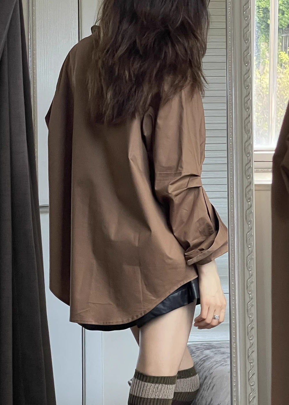 Classy Green Peter Pan Collar Button Shirts Fall