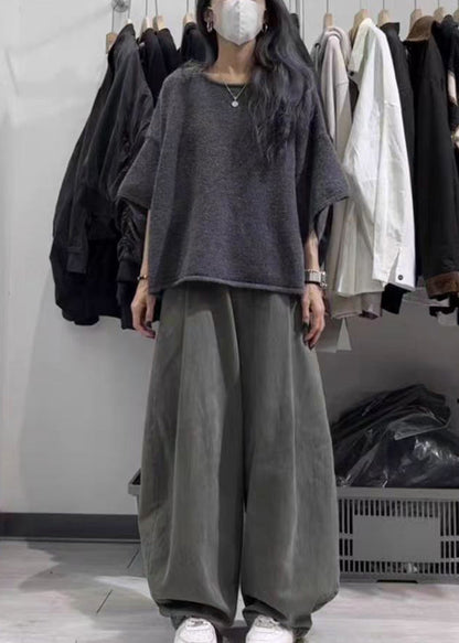 Oversized Cotton Overalls Two Piece Set Outfits Summer