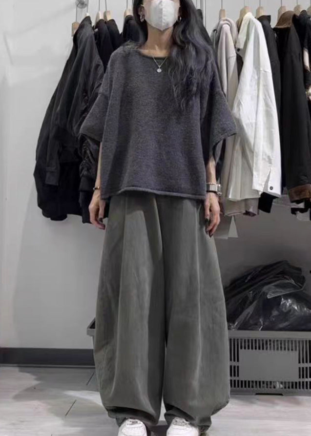 Oversized Cotton Overalls Two Piece Set Outfits Summer