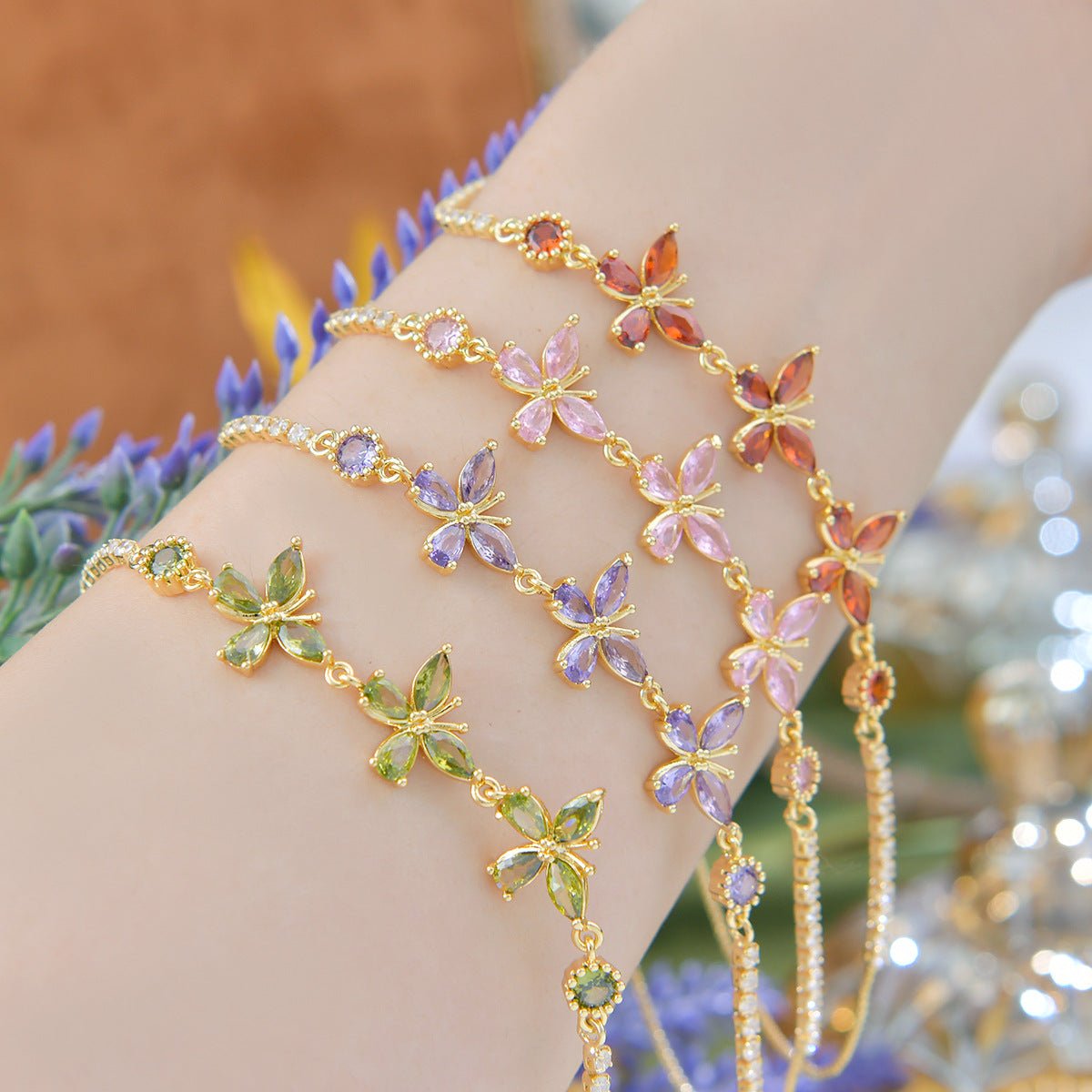 Adelaide Bracelet in Green