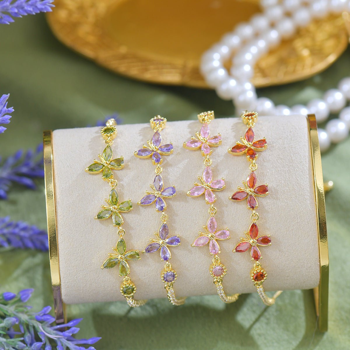 Adelaide Bracelet in Pink