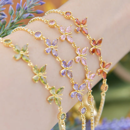 Adelaide Bracelet in Purple