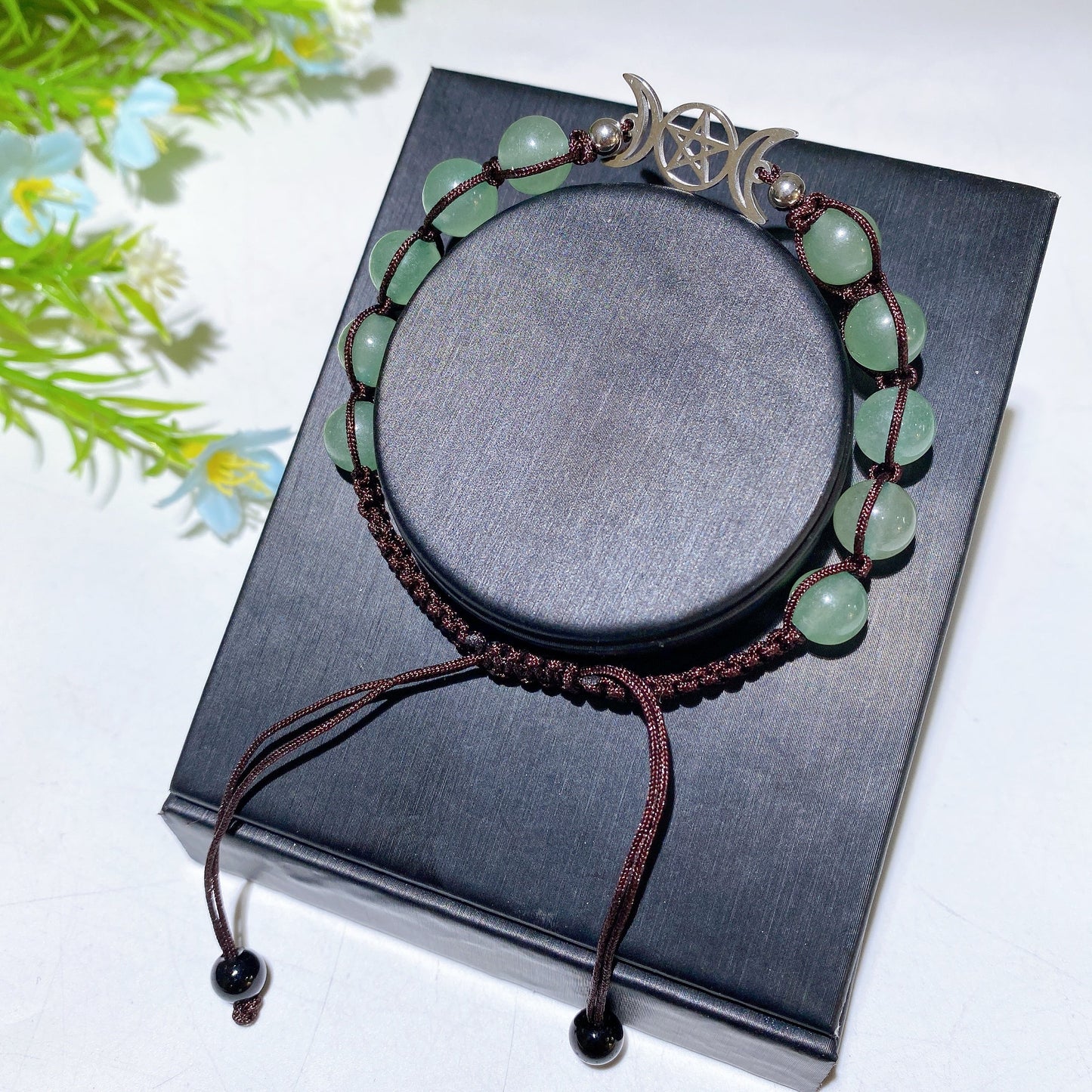 Adjustable 8mm Mixed Crystal Spiritual Bracelet