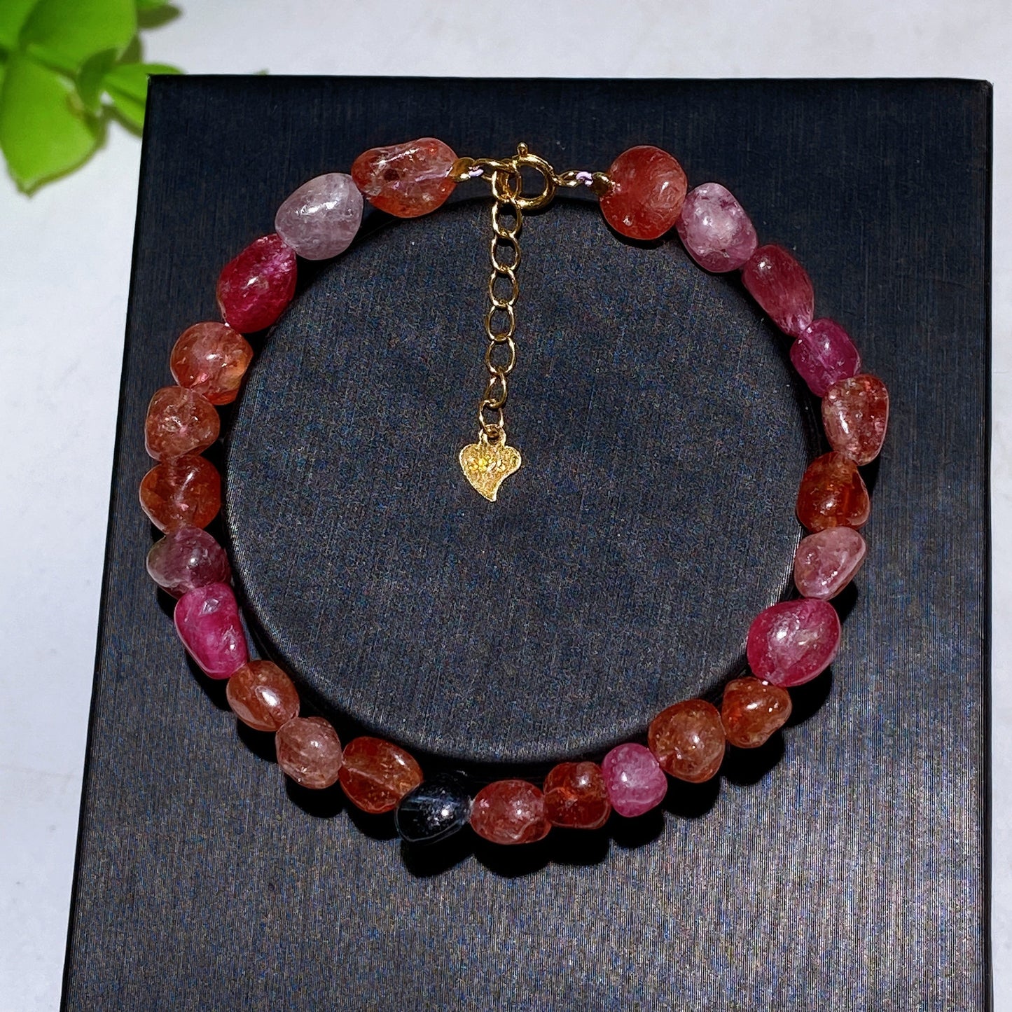 Adjustable Crystal Healing Bracelet With Natural Gemstones