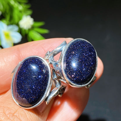 Adjustable Sterling Silver Citrine Healing Ring