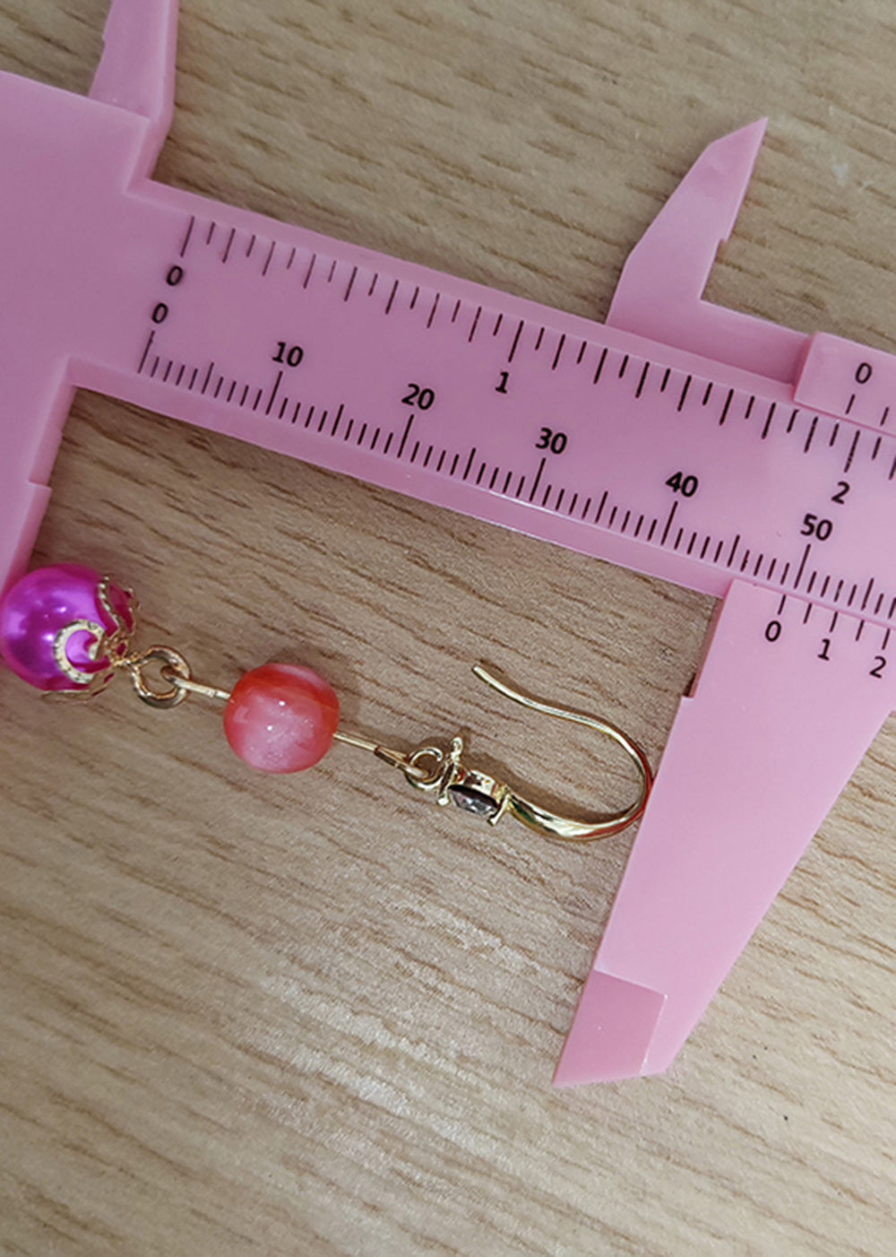 Style Rose Acrylic Acrylic Drop Earrings