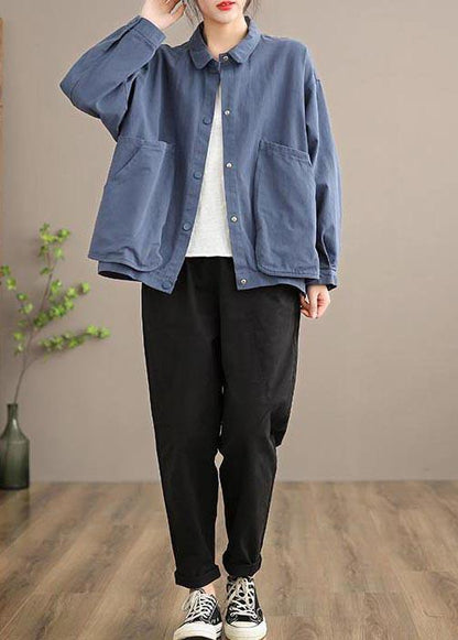 Spring Pant Oversized Black Work Elastic Waist Trousers