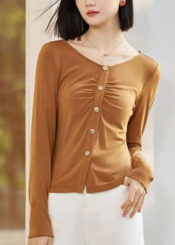 Yellow Patchwork Cozy Tops Fall