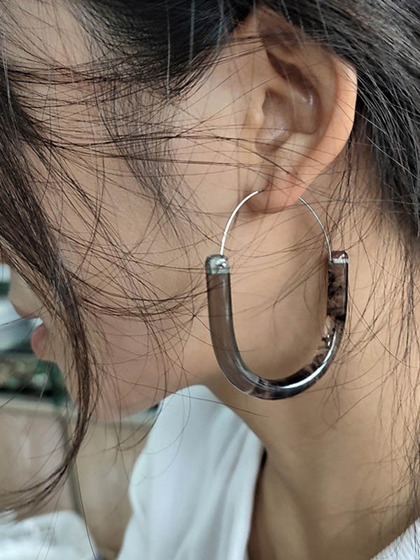 Geometric Drop Earrings