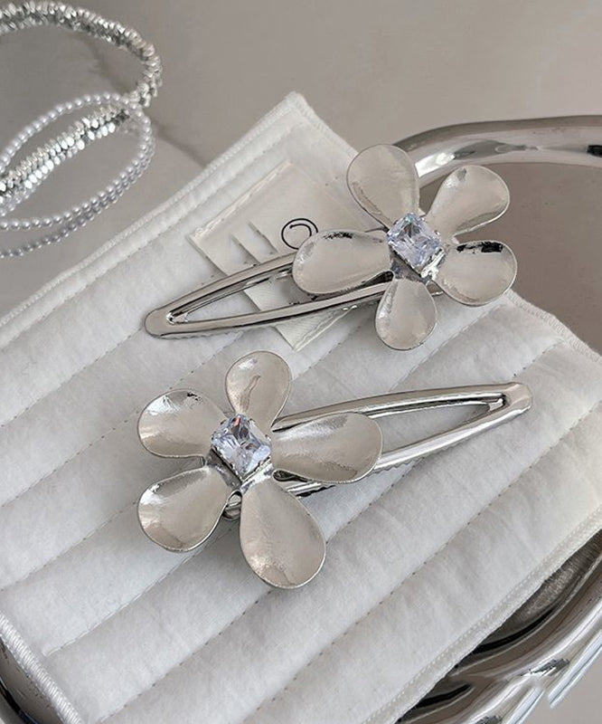 Boutique Silk Alloy Zircon Hairpin