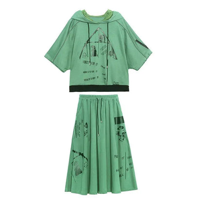 New Spring Explosion Street Guard Two Piece Skirt