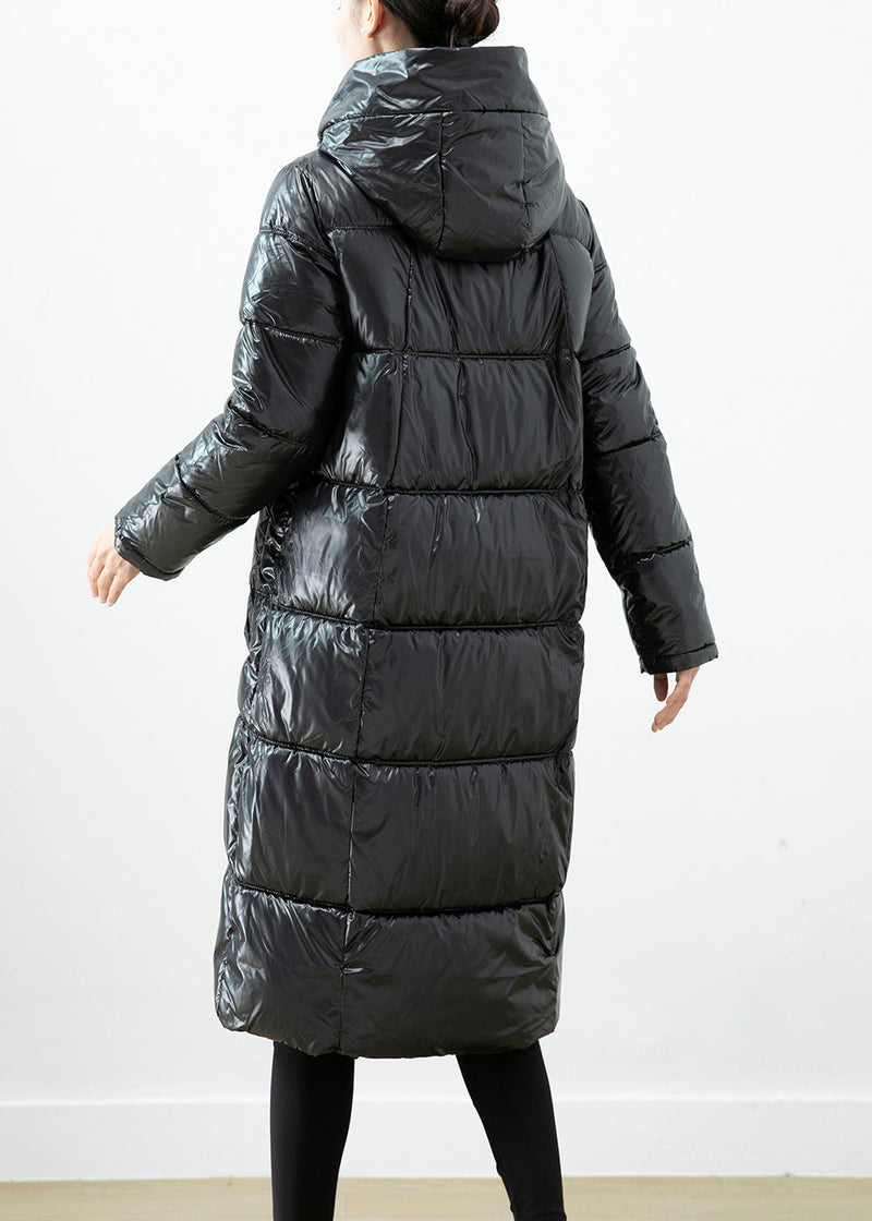 Art Black Hooded Duck Down Canada Goose Jacket Winter