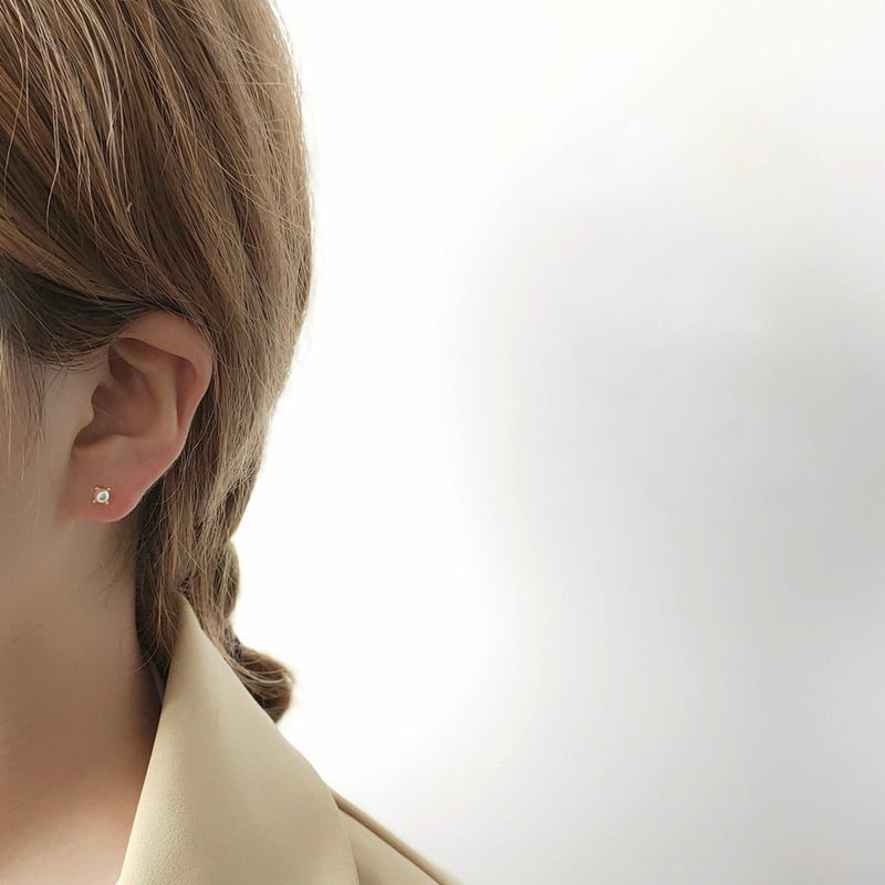 Baroque Pearl Stud Earrings
