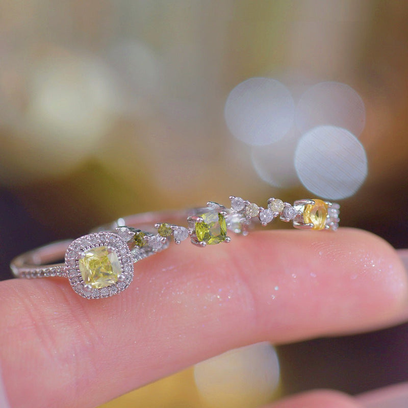 Peridot Poetry Ring