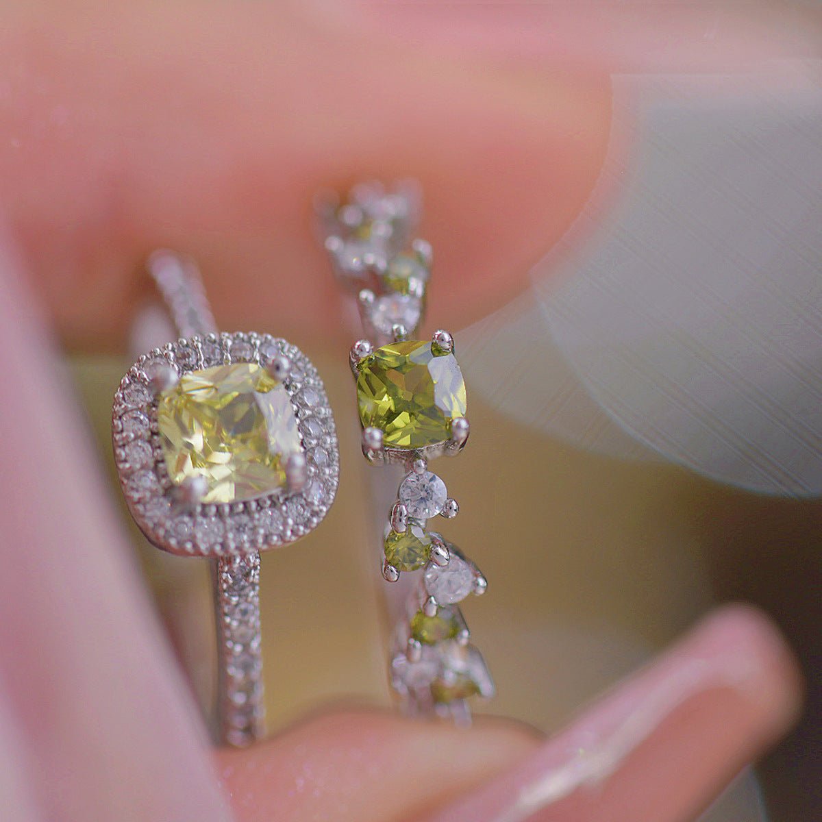 Peridot Poetry Ring