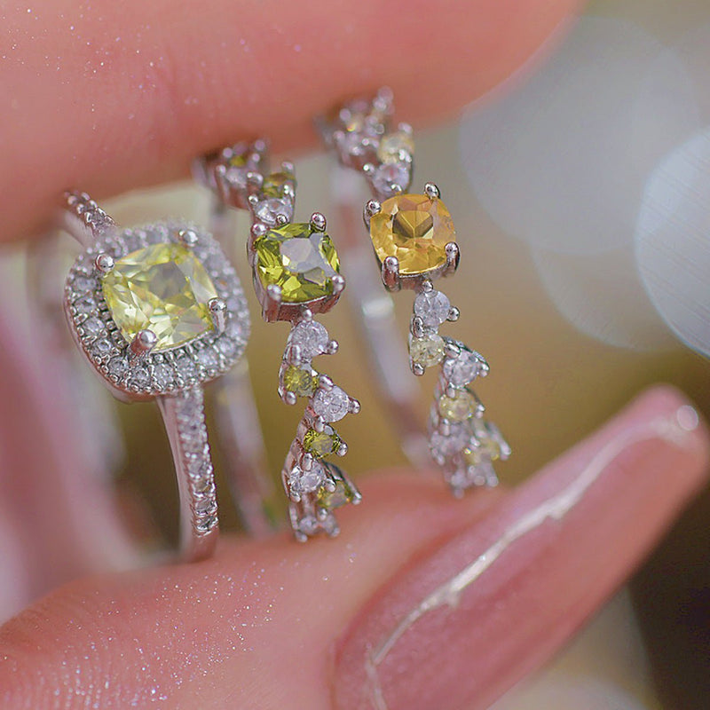 Peridot Poetry Ring