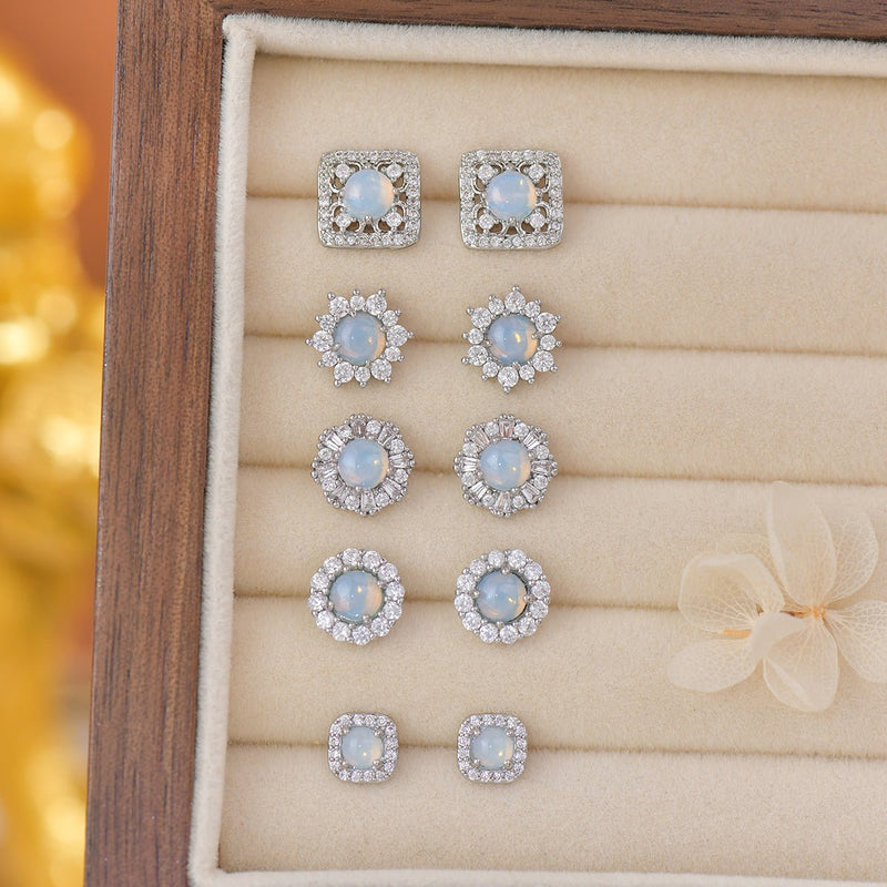 Baroque Stud Earrings - Mikayla