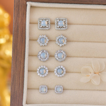 Baroque Stud Earrings - Shelly
