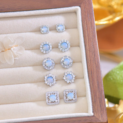 Baroque Stud Earrings - Shelly