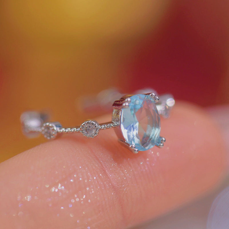 Blue Topaz Ring