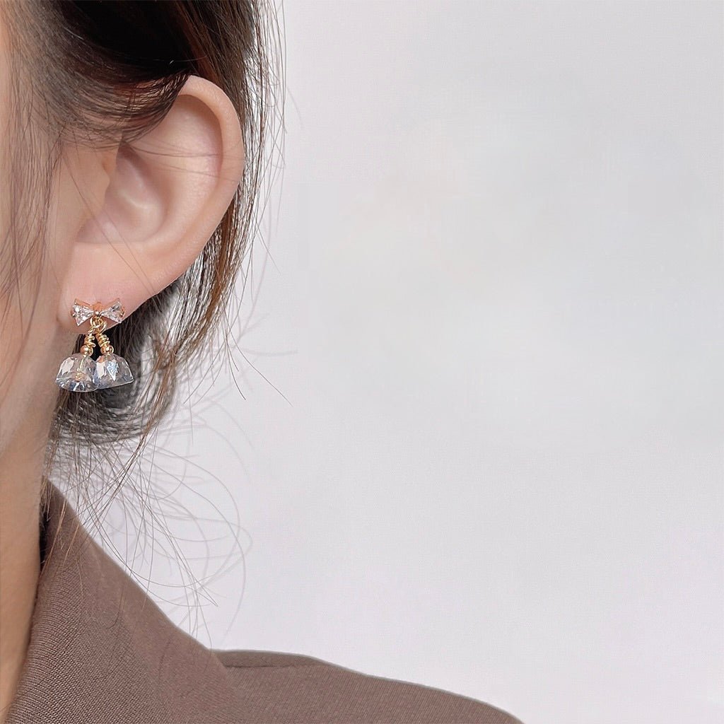 Bow and Bell Earrings
