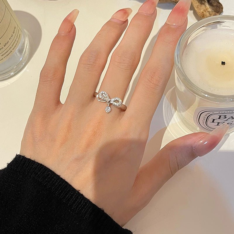 Silver Bow Ring