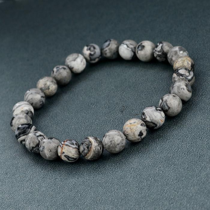 Elastic Rope Natural Stone Bracelet