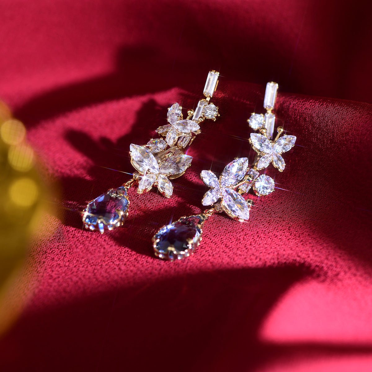 Yolanda Butterfly Drop Earrings
