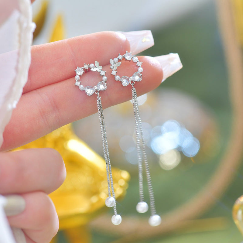 Butterfly Wreath Earrings