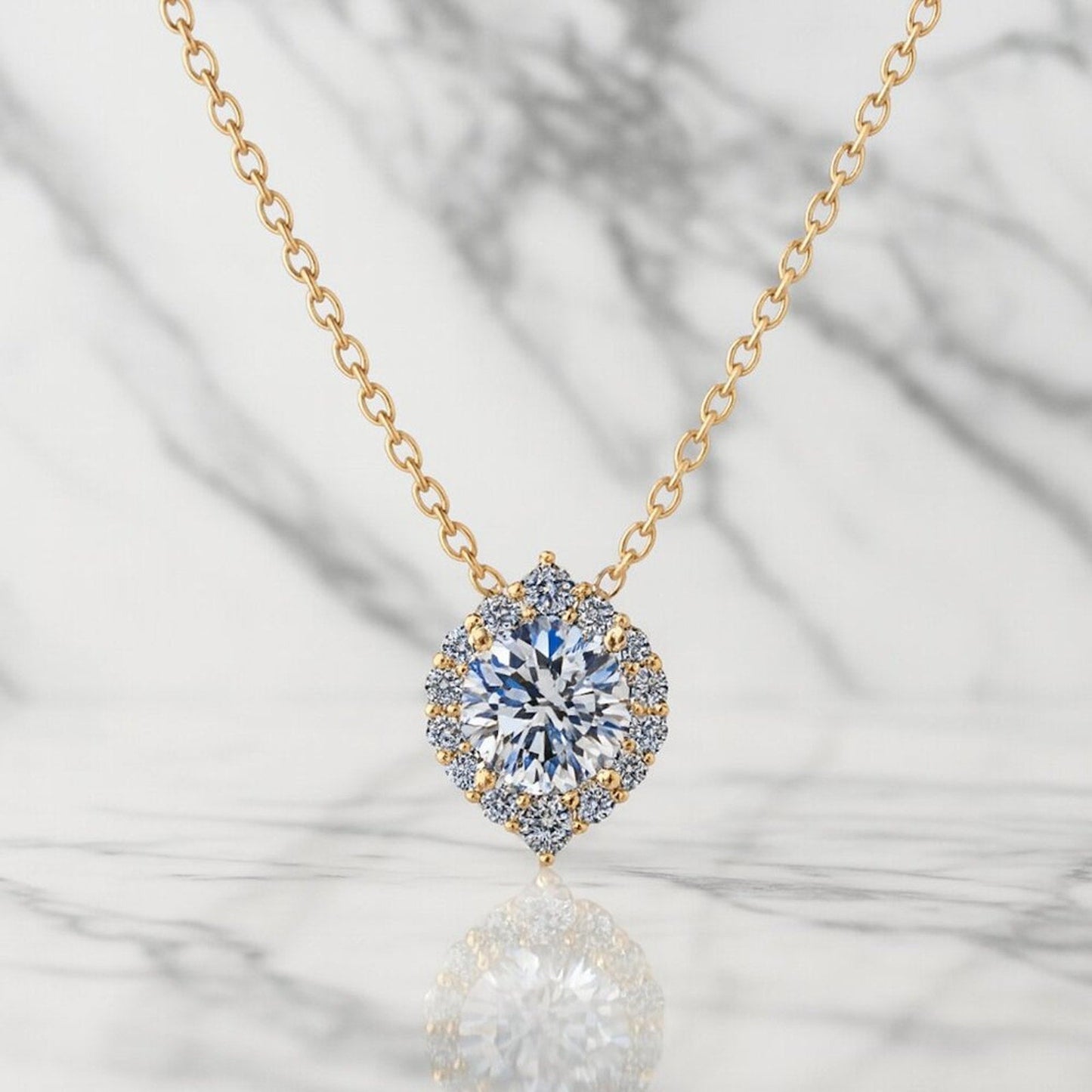 "carter" Lab Created Pendant Necklace