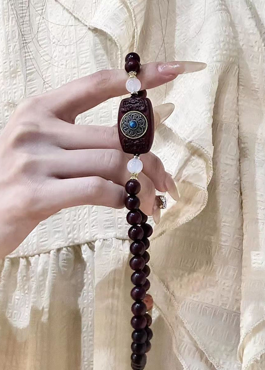 Sandalwood Double Ring Good Luck Bracelet