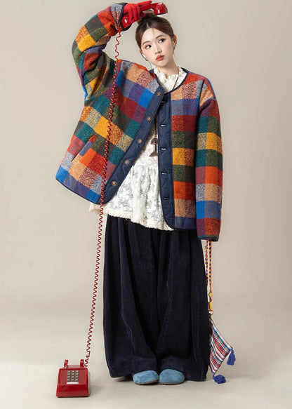 Korean Style on Both Sides Fine Cotton Filled Coat 3 Piece Outfit Winter