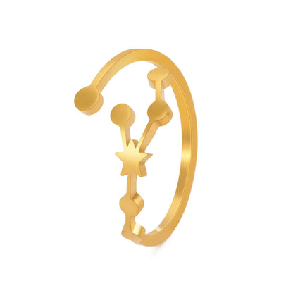 Zodiac Star Sign Rings