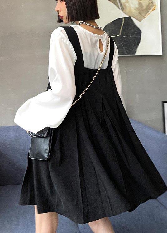 Black Age Reducing and Slim Strap Skirt