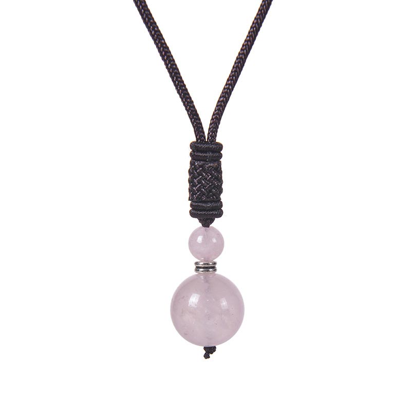 70cm Jade Necklace With Tiger Eye and Amethyst Beads