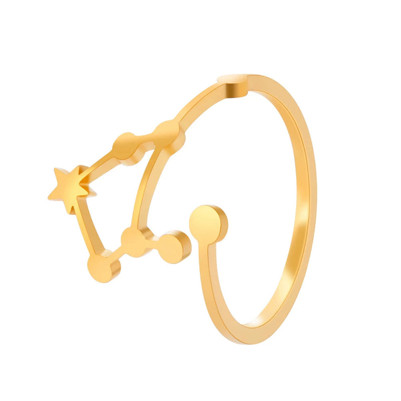 Zodiac Star Sign Rings