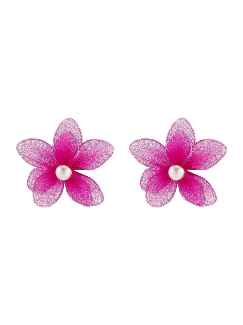 Flower Shape Earrings Accessories