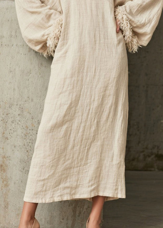 Diy White Oversized Patchwork Faux Fur Dresses Fall