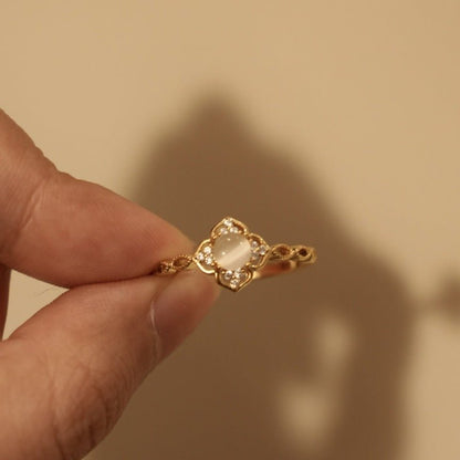 Cat's Eye Opal Ring