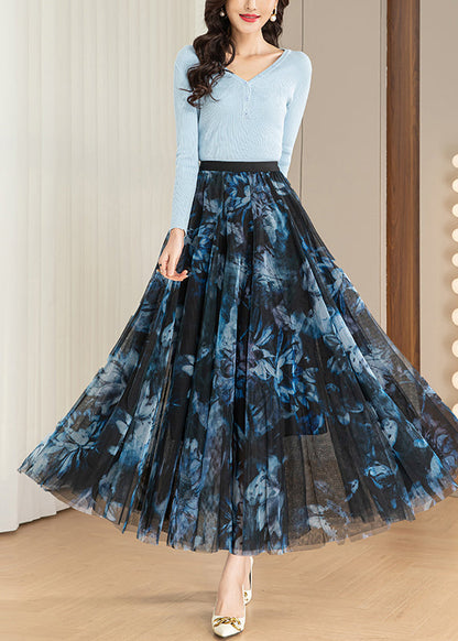 Purple Print Exra Large Hem Tulle Holiday Skirts Spring