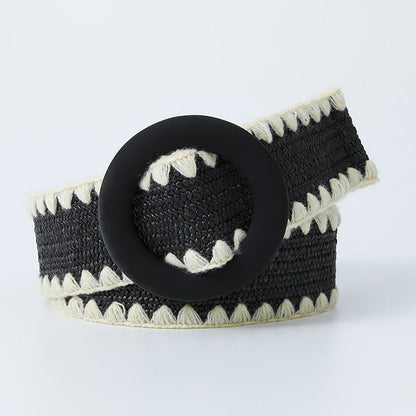 Sweet Color Block Contrast Belts