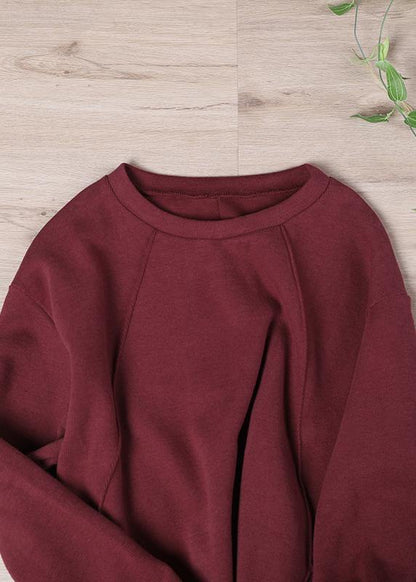 Street Wine Red Sweatshirt