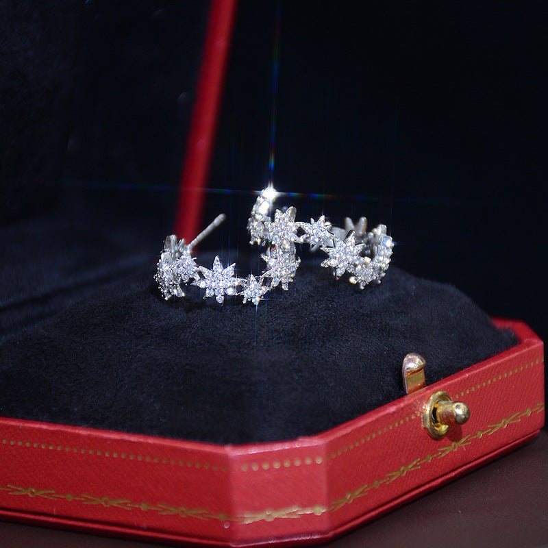 Celestial Hoop Earrings