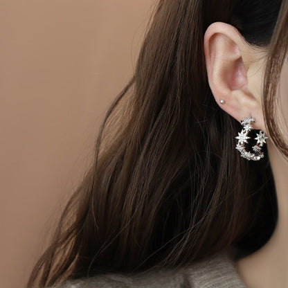 Celestial Hoop Earrings