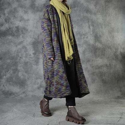 Knit Fall Cardigans Long Sleeve Coat