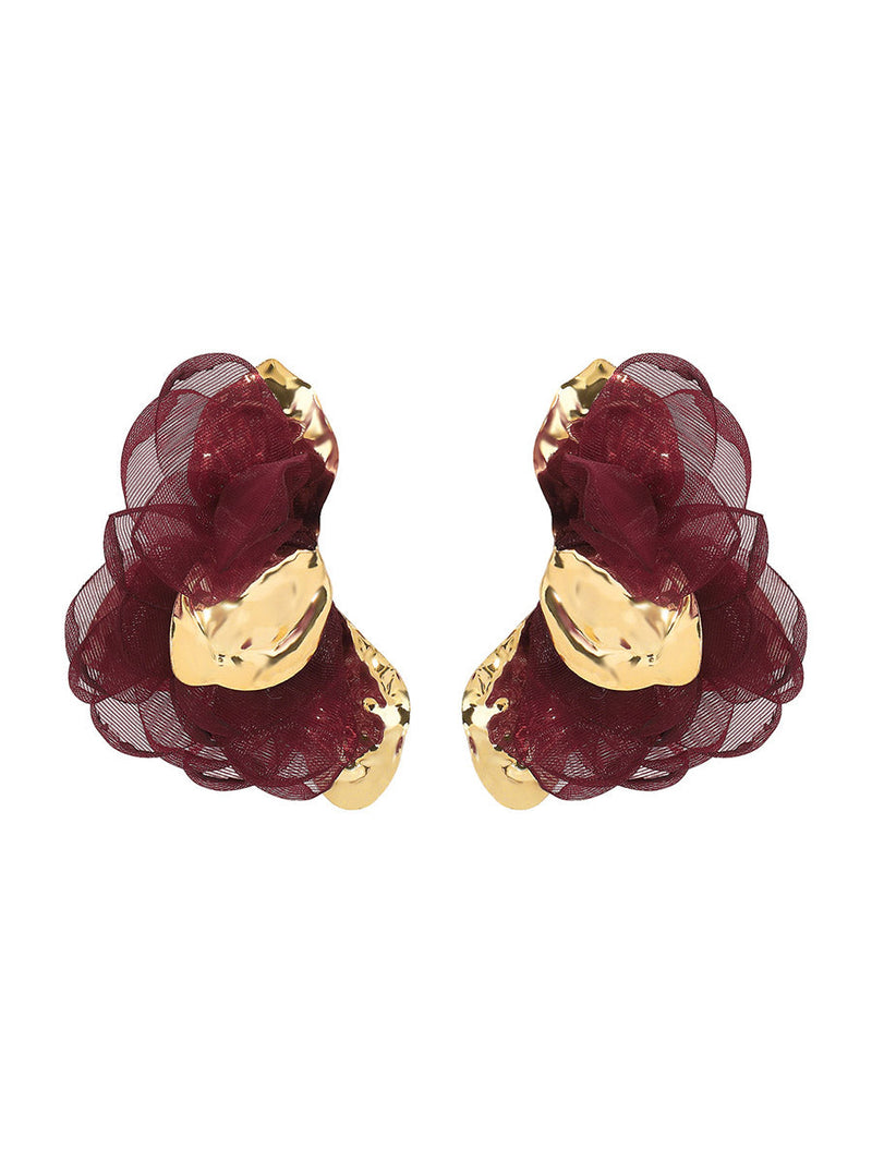 Flower Shape Earrings Accessories