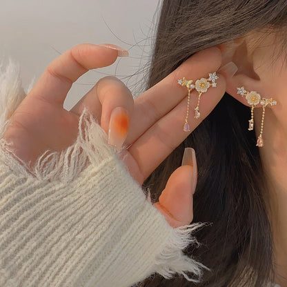 Gianna Cherry Blossom Drop Earrings